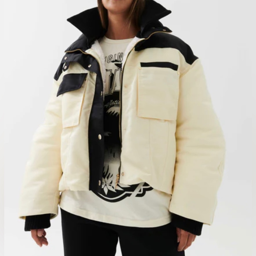 P. E NATION Layback Jacket | Winter White | NEVER WORN | Small |
